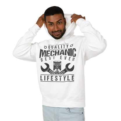 Quality Mechanic Best Ever Lifestyle Lightweight Hooded Sweatshirt