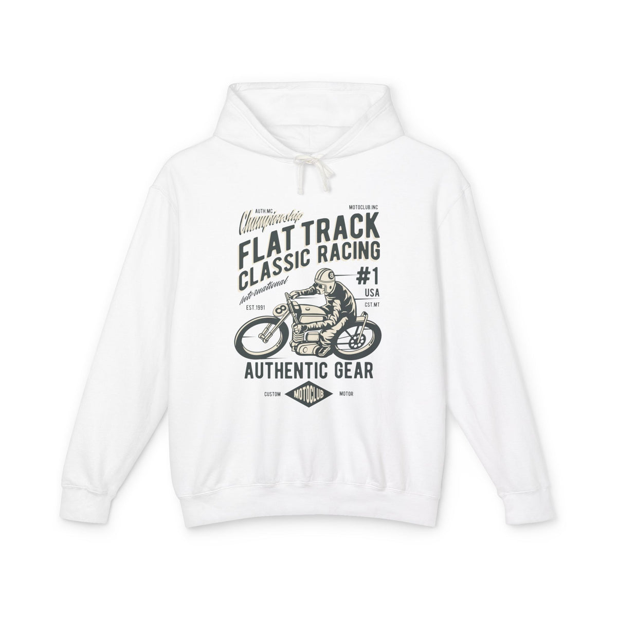 Flat Track Classic Racing Lightweight Hooded Sweatshirt