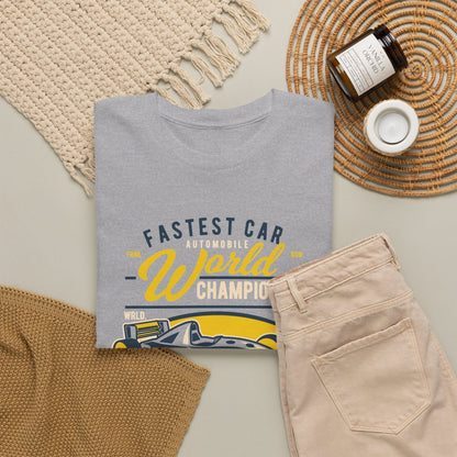 Fastest Car World Champion Vintage Auto Design T-Shirt
