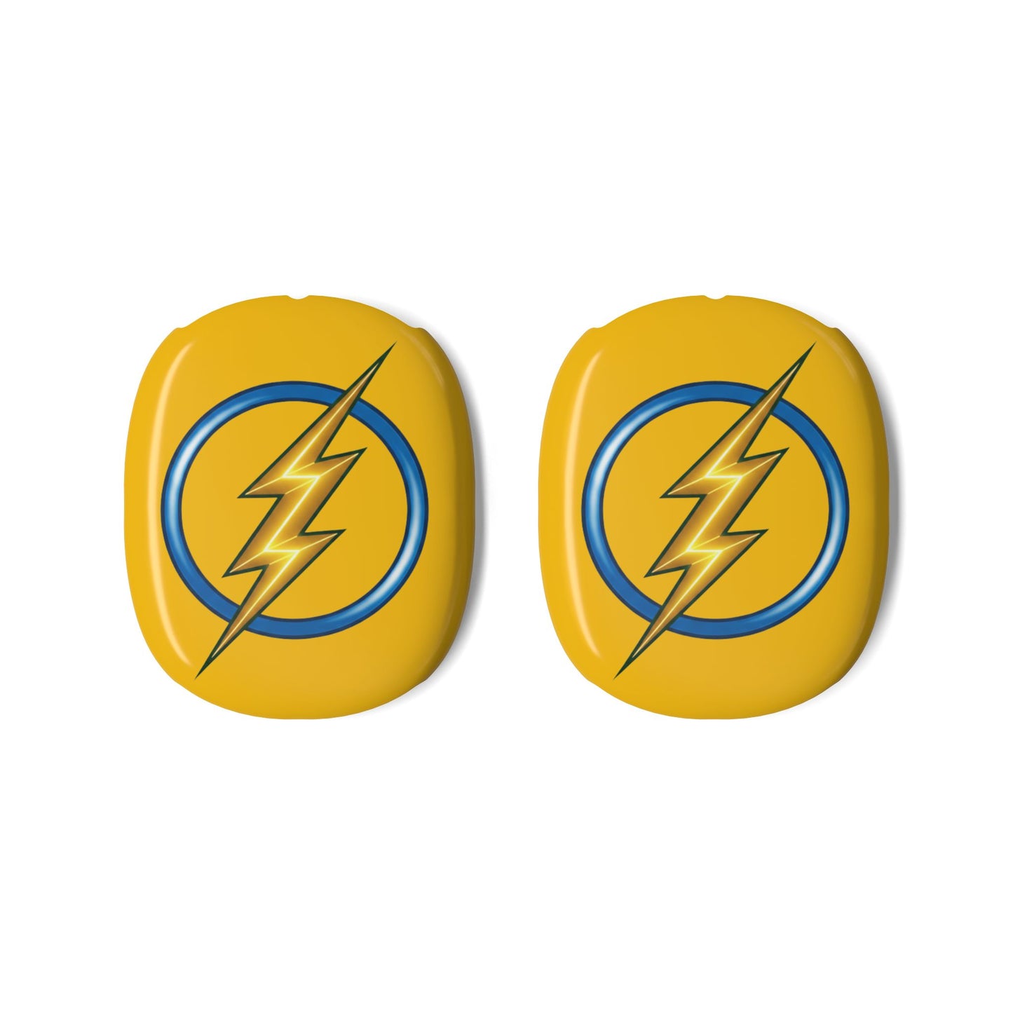 Lightning Bolt AirPods Max Shell Case Cover Gen 1 and Gen 2, Yellow