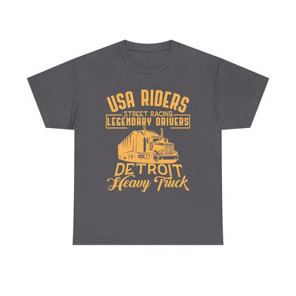 Camiseta de camión pesado de USA Riders Detroit
