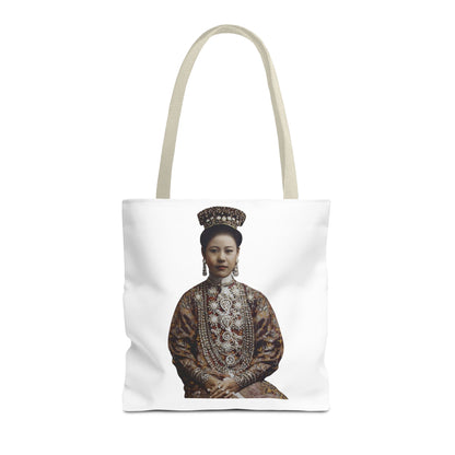 Vintage Peranakan Chinese Empress Portrait Tote Bag