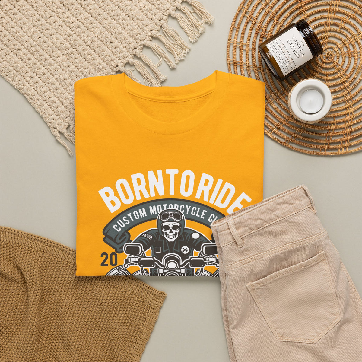 Born To Ride Motorcycle T-Shirt