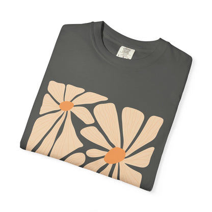 Daisy Square Garment-Dyed Women's T-Shirt