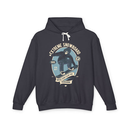 Extreme Snowboard Vintage Graphic Lightweight Hooded Sweatshirt