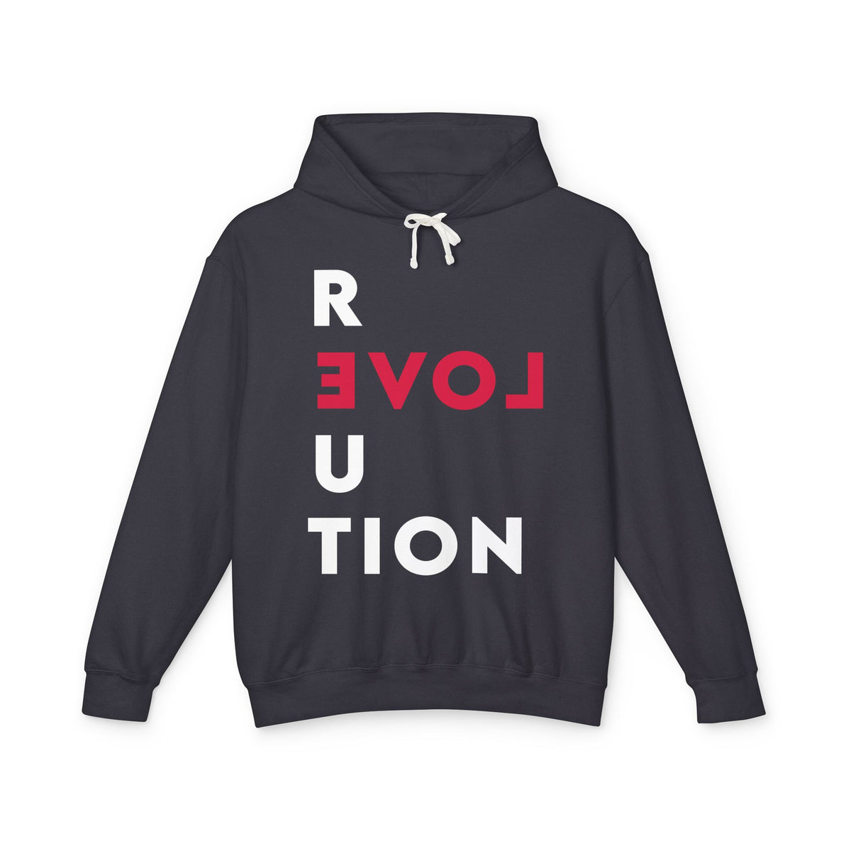 Revolution with LOVE Graphic Lightweight Hooded Sweatshirt