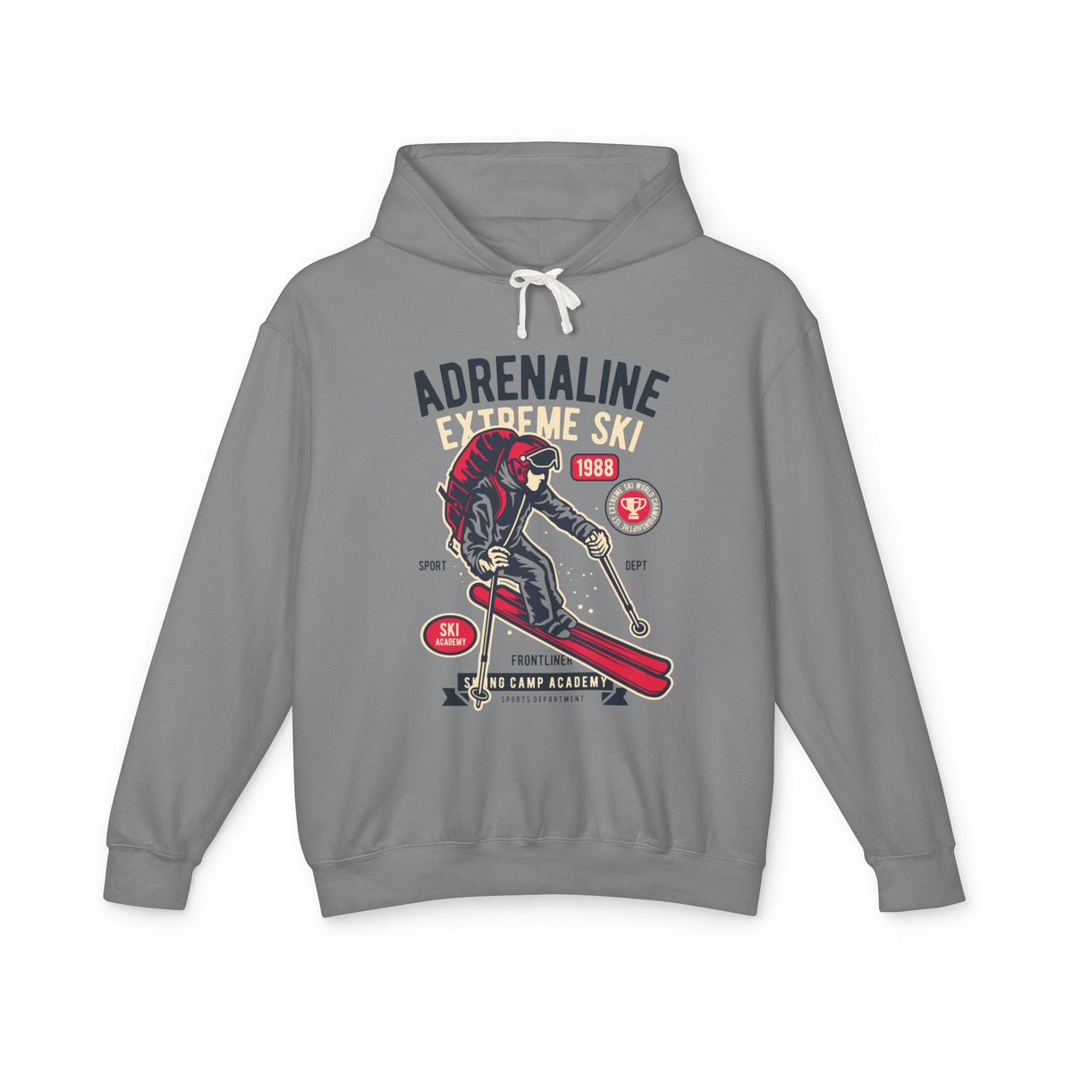 Adrenaline Extreme Ski Lightweight Hooded Sweatshirt