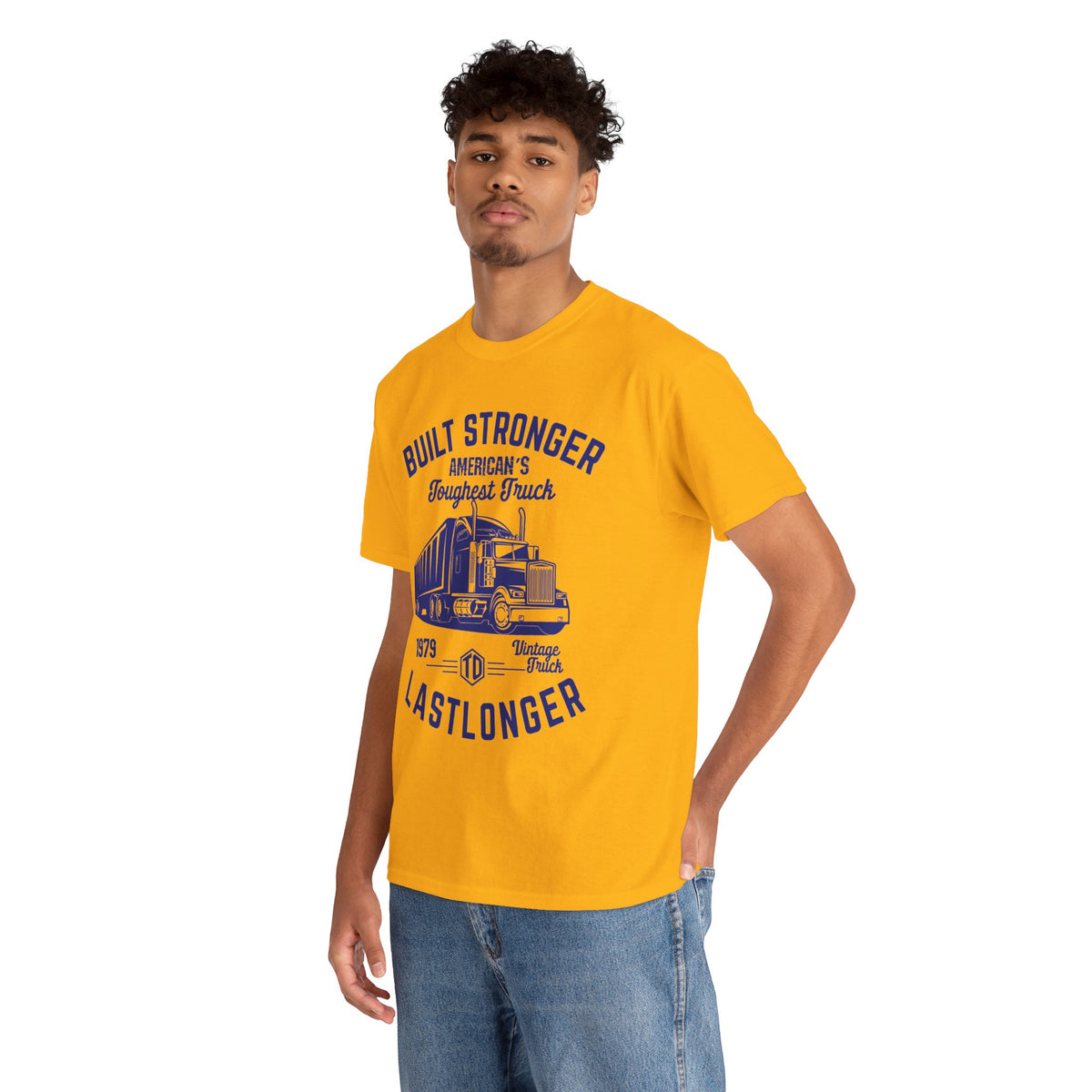 Built Stronger Last Longer Trucker T-Shirt