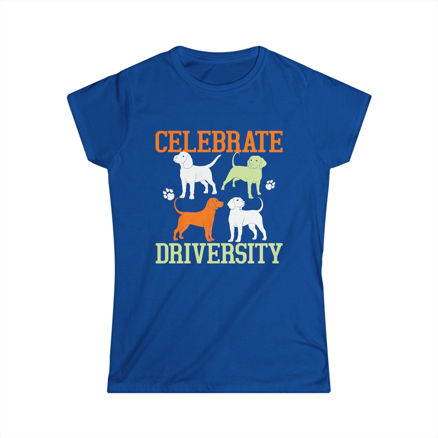 Celebrate Diversity Dog Silhouette Women's Tee