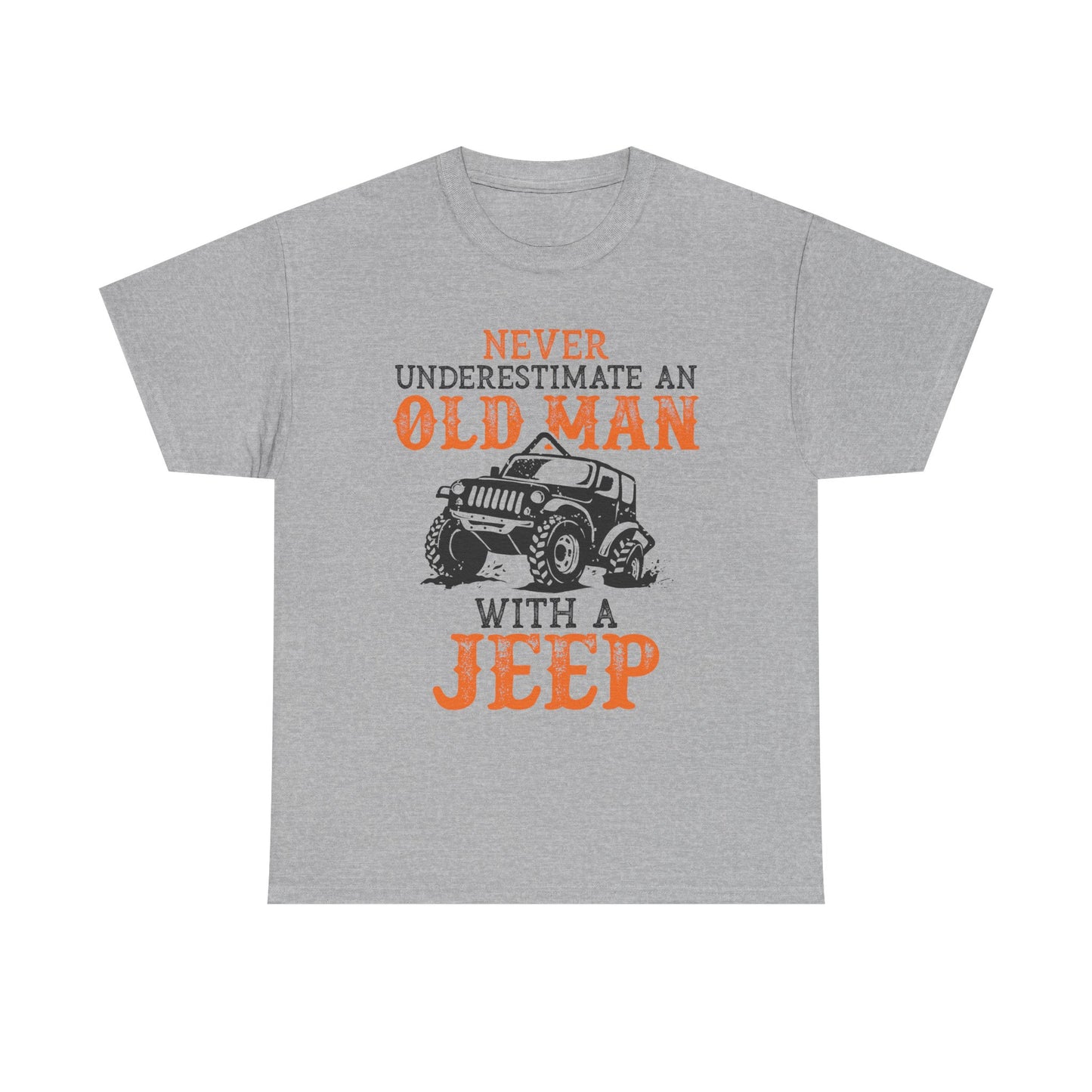 Never Underestimate Old Man With Jeep T-Shirt
