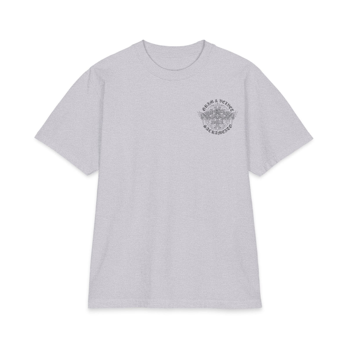 Grim & Velvet Heart Soul Max Heavyweight T-Shirt