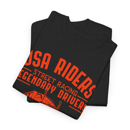 USA Riders Detroit Heavy Truck T-Shirt