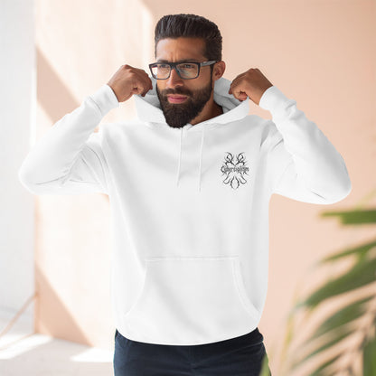 Cybersigilism Gothic Three-Panel Fleece Hooded Sweatshirt