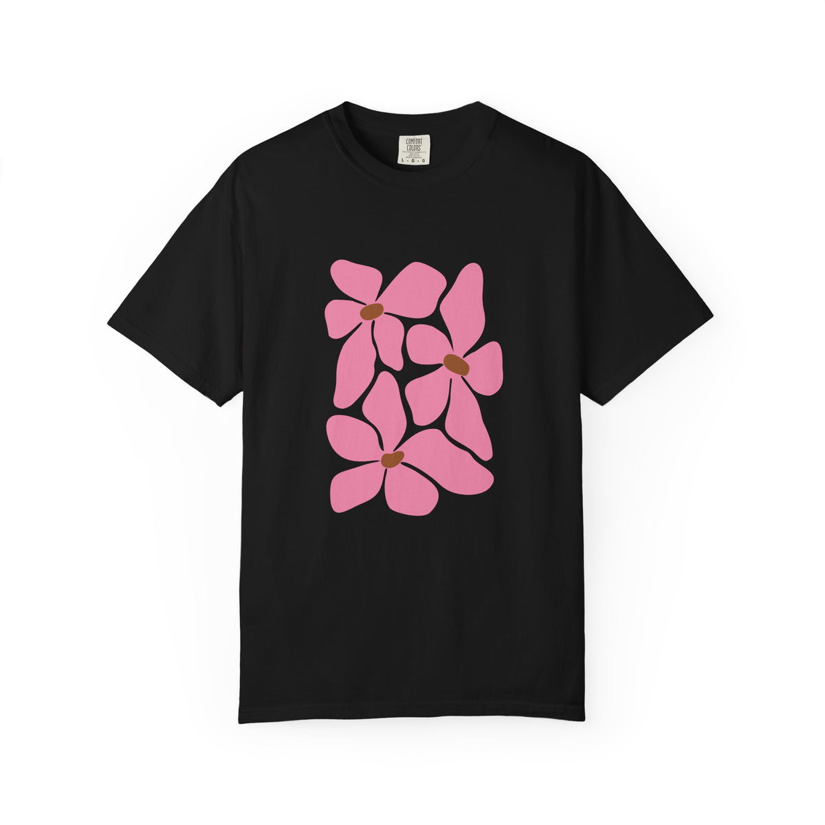 Pink Petal Bloom Garment-Dyed Women's T-Shirt