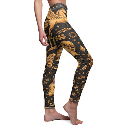Ancient Greek Symbols Women's Casual Leggings