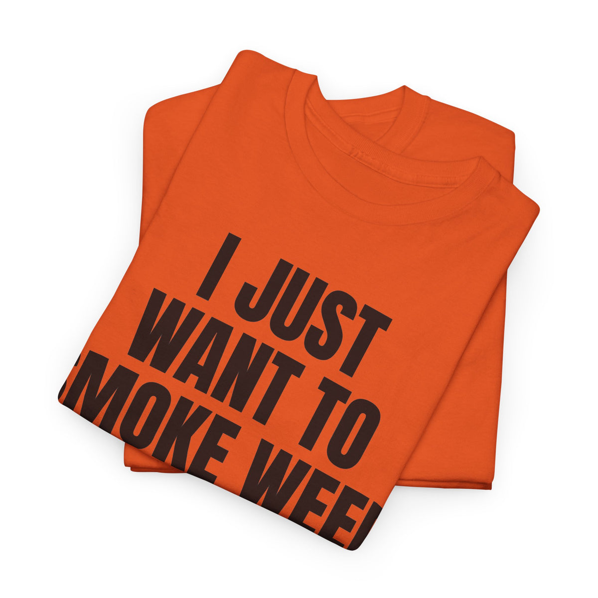 "I Just Want To Smoke Weed And Play Video Games" Graphic T-Shirt