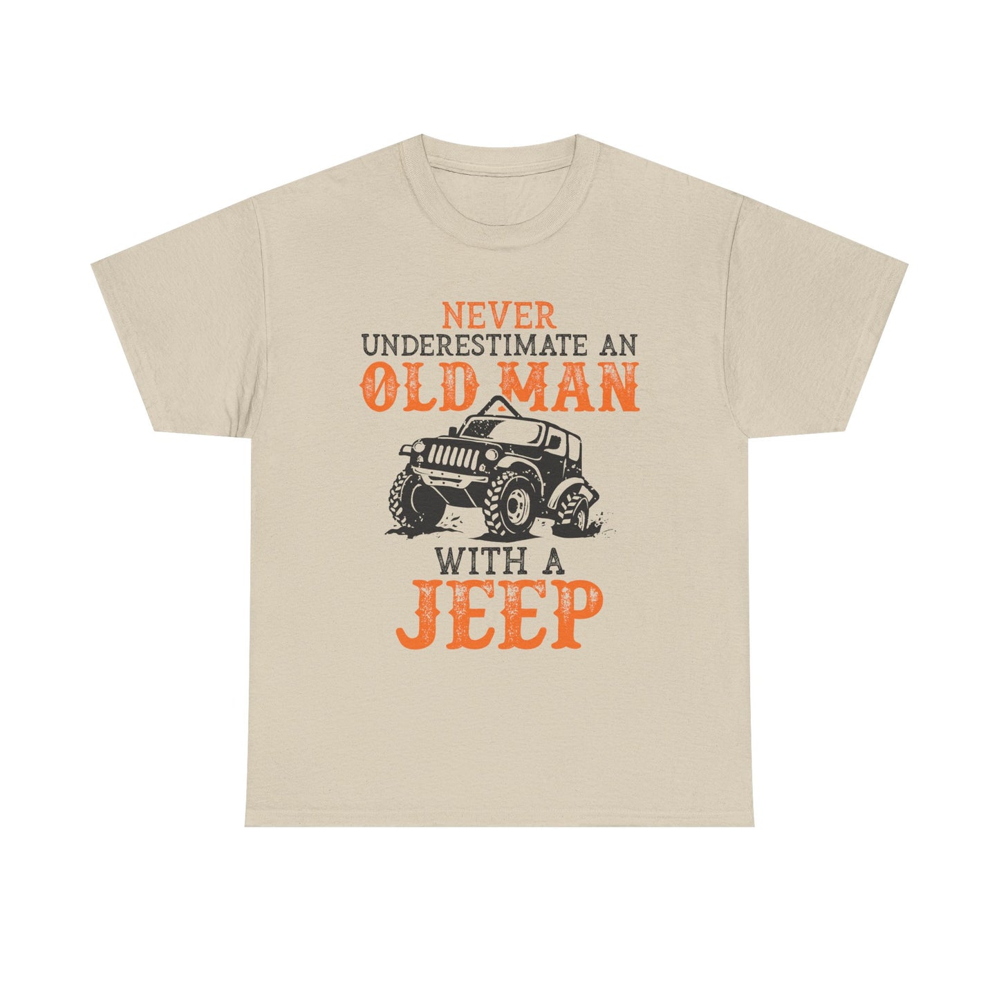 Never Underestimate Old Man With Jeep T-Shirt