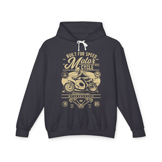 "Built for Speed" Vintage Racer Lightweight Hooded Sweatshirt
