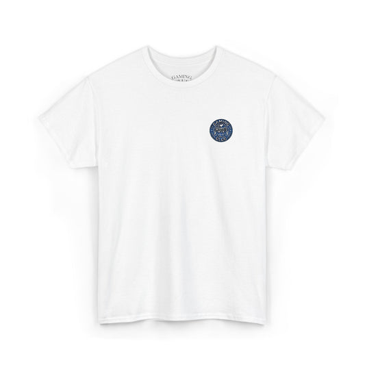 Gaming Club Embroidered Chest Logo Classic Crewneck T-Shirt
