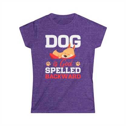 Dog Is God Spelled Backward Women's Tee