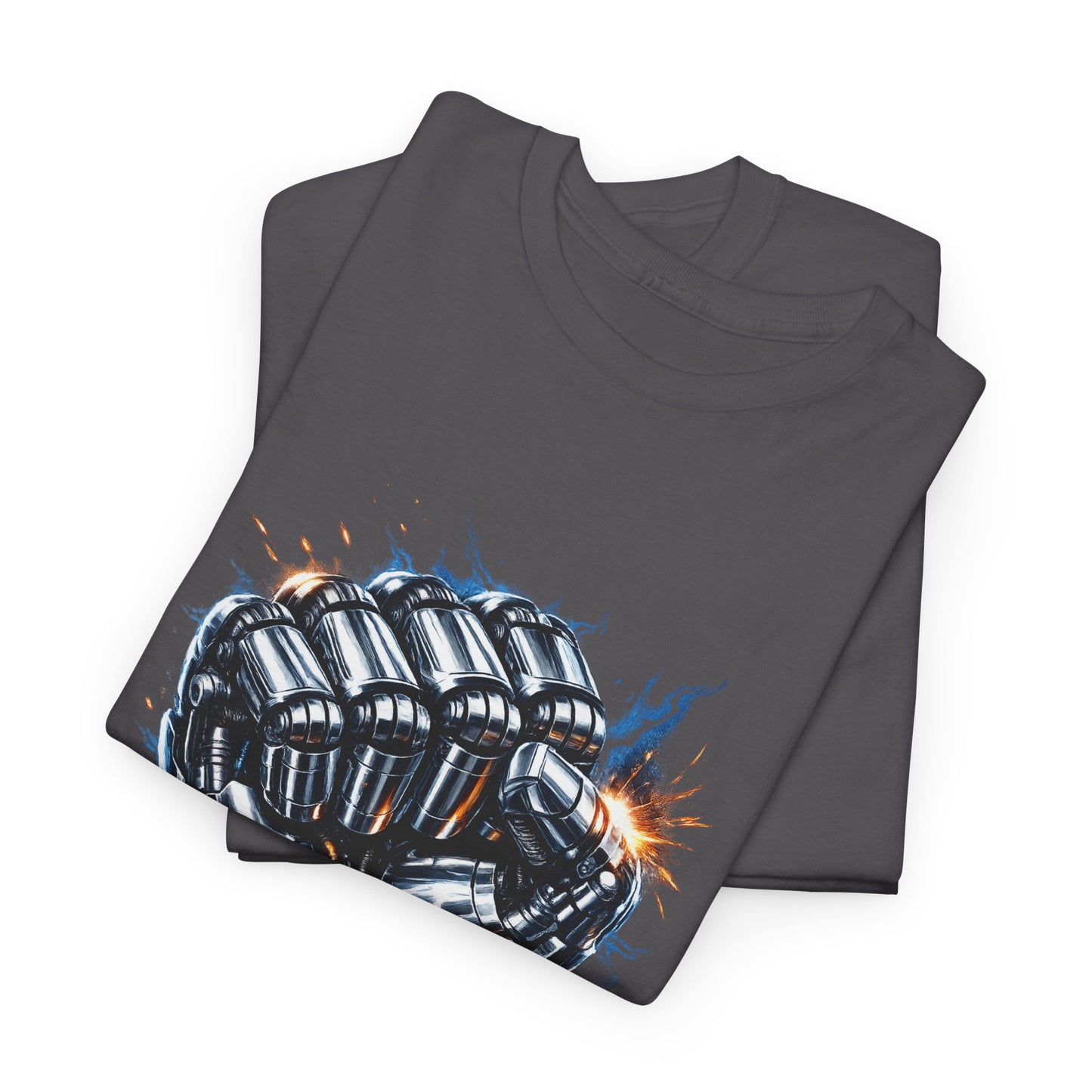 Black Mechanical Fist Men's T-Shirt