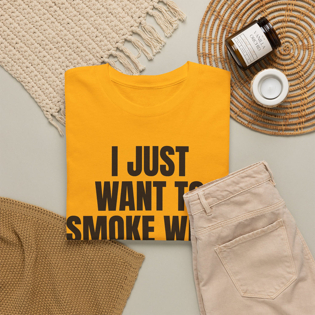 "I Just Want To Smoke Weed And Play Video Games" Graphic T-Shirt