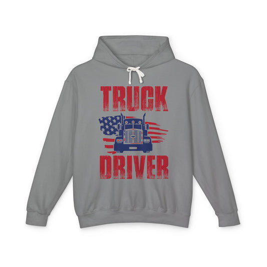 Truck Driver Lightweight Hooded Sweatshirt