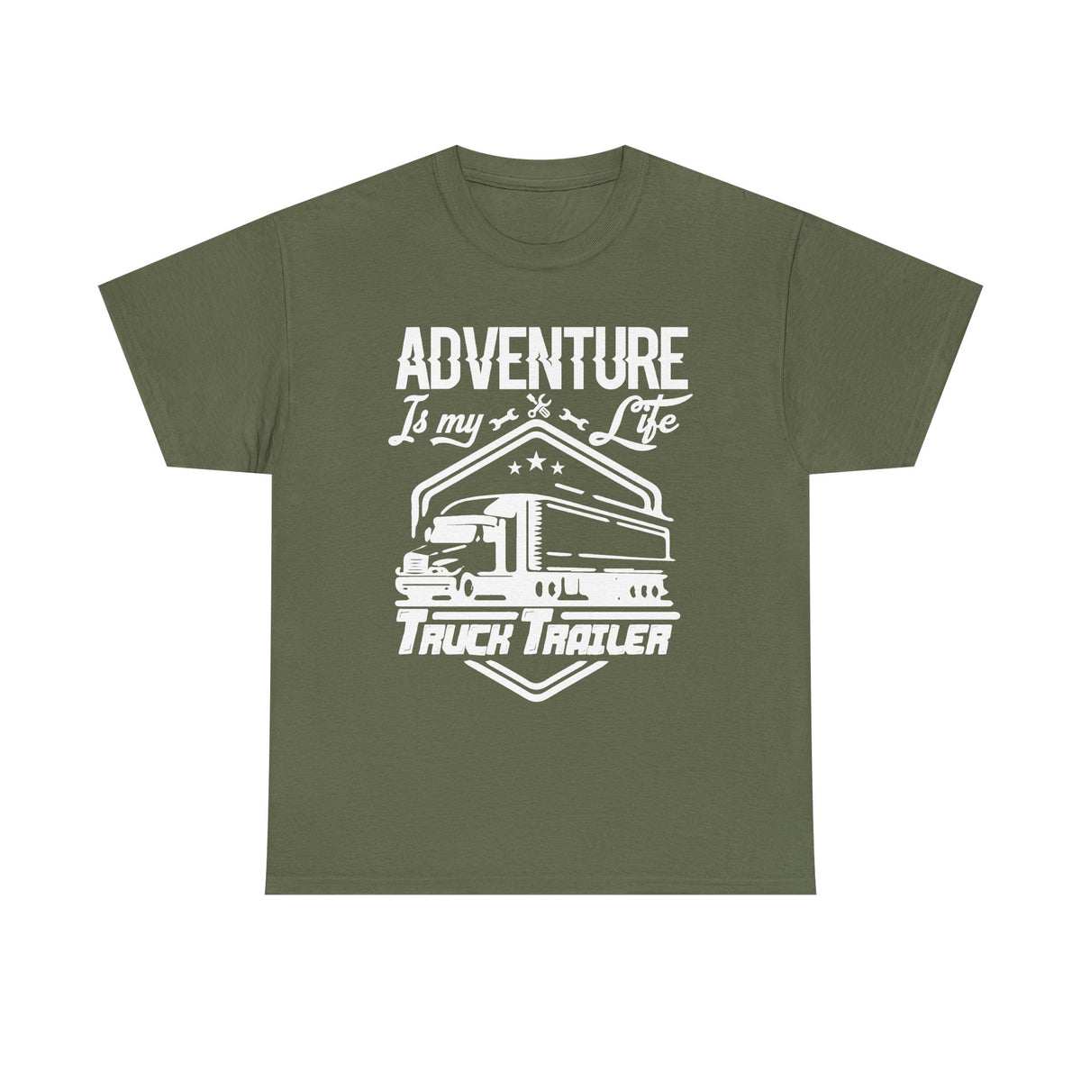 Adventure Is My Life Truck Trailer T-Shirt