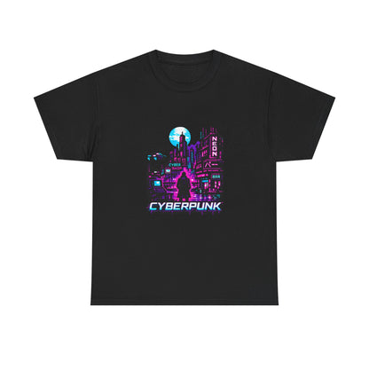 Y2K Cyberpunk City Men's Tee