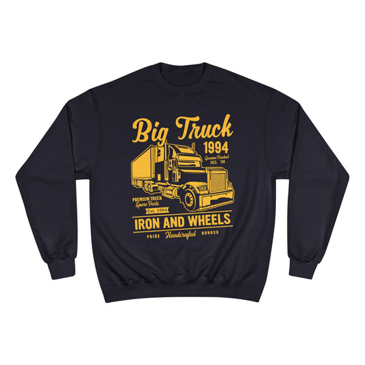 Big Truck 1994 Iron And Wheels Men's Champion Sweatshirt
