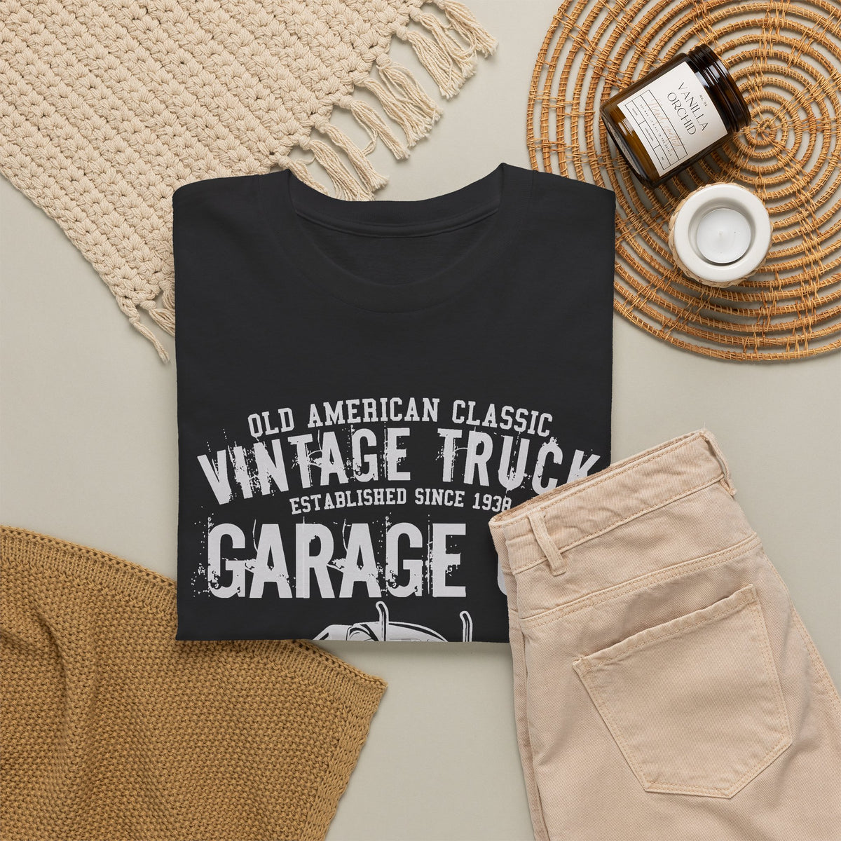 Camiseta de Old American Classic Vintage Truck Garage Co.