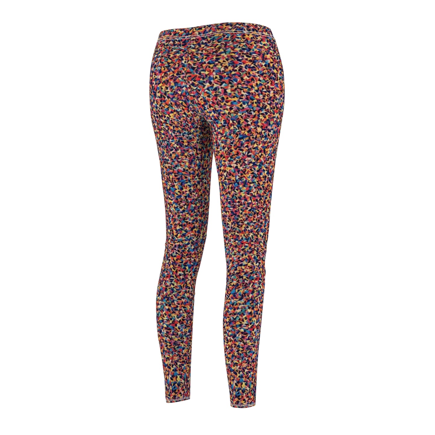 Multicolor Confetti Print Women's Leggings