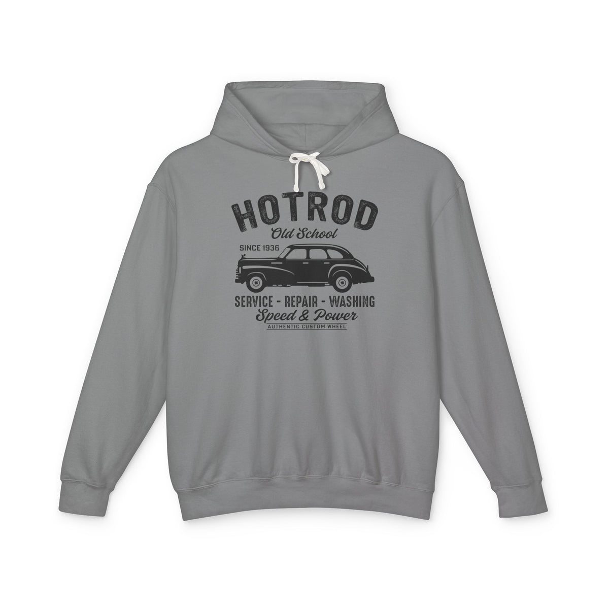 Hotrod Old School Lightweight Hooded Sweatshirt