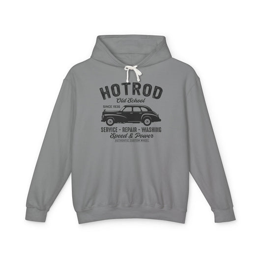 Hotrod Old School Lightweight Hooded Sweatshirt