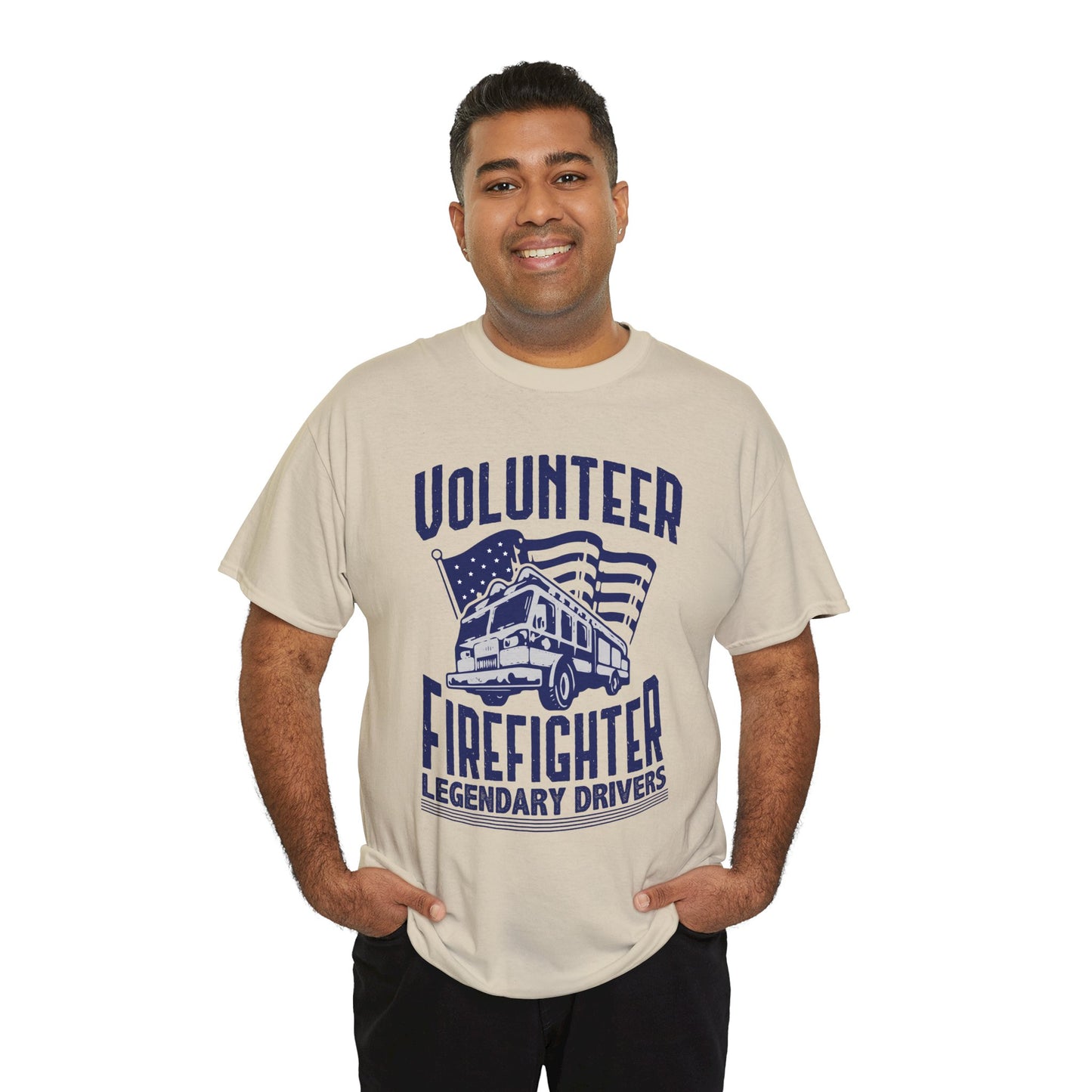 Volunteer Firefighter Truck T-Shirt