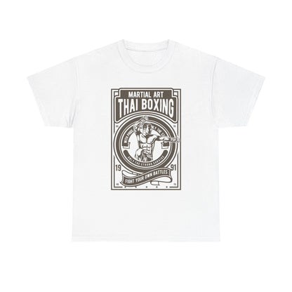 Muay Thai Boxing Vintage Emblem T-Shirt
