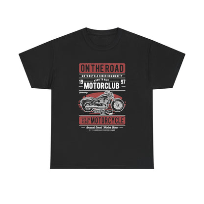 On the Road Motorcycle Graphic T-Shirt