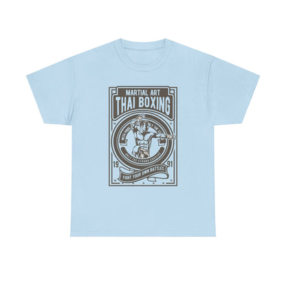 Muay Thai Boxing Vintage Emblem T-Shirt