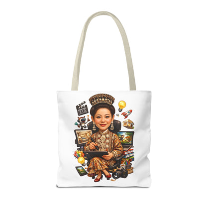 Vintage Peranakan Chinese Empress Portrait Tote Bag