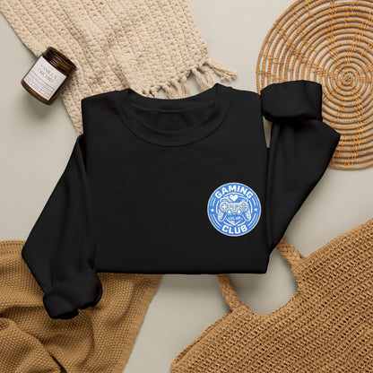 Gaming Club Embroidered Chest Logo Crewneck Sweatshirt