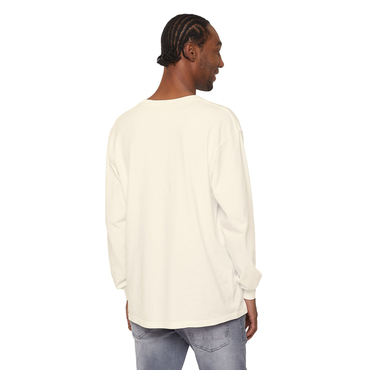 Never Underestimate An Old Man With A Jeep Garment-Dyed Long Sleeve T-Shirt
