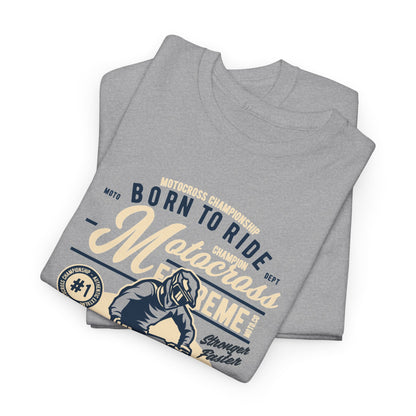 Born to Ride Motocross Graphic T-Shirt