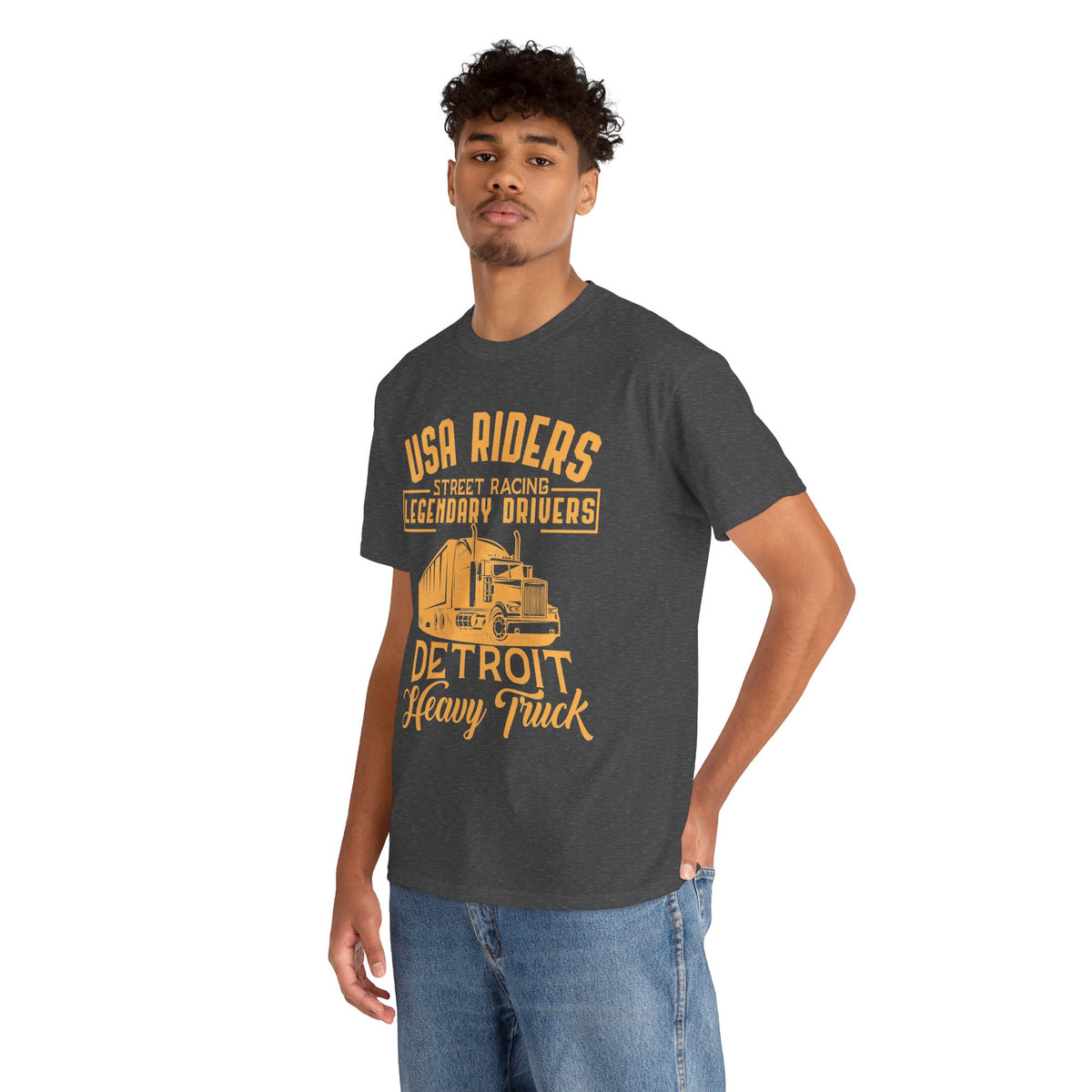 Camiseta de camión pesado de USA Riders Detroit
