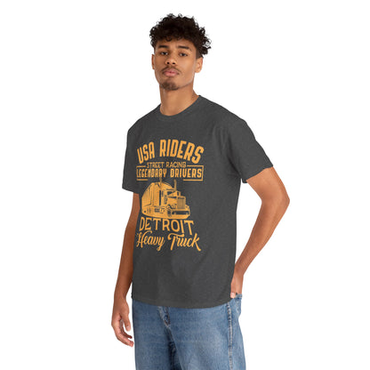 Camiseta de camión pesado de USA Riders Detroit