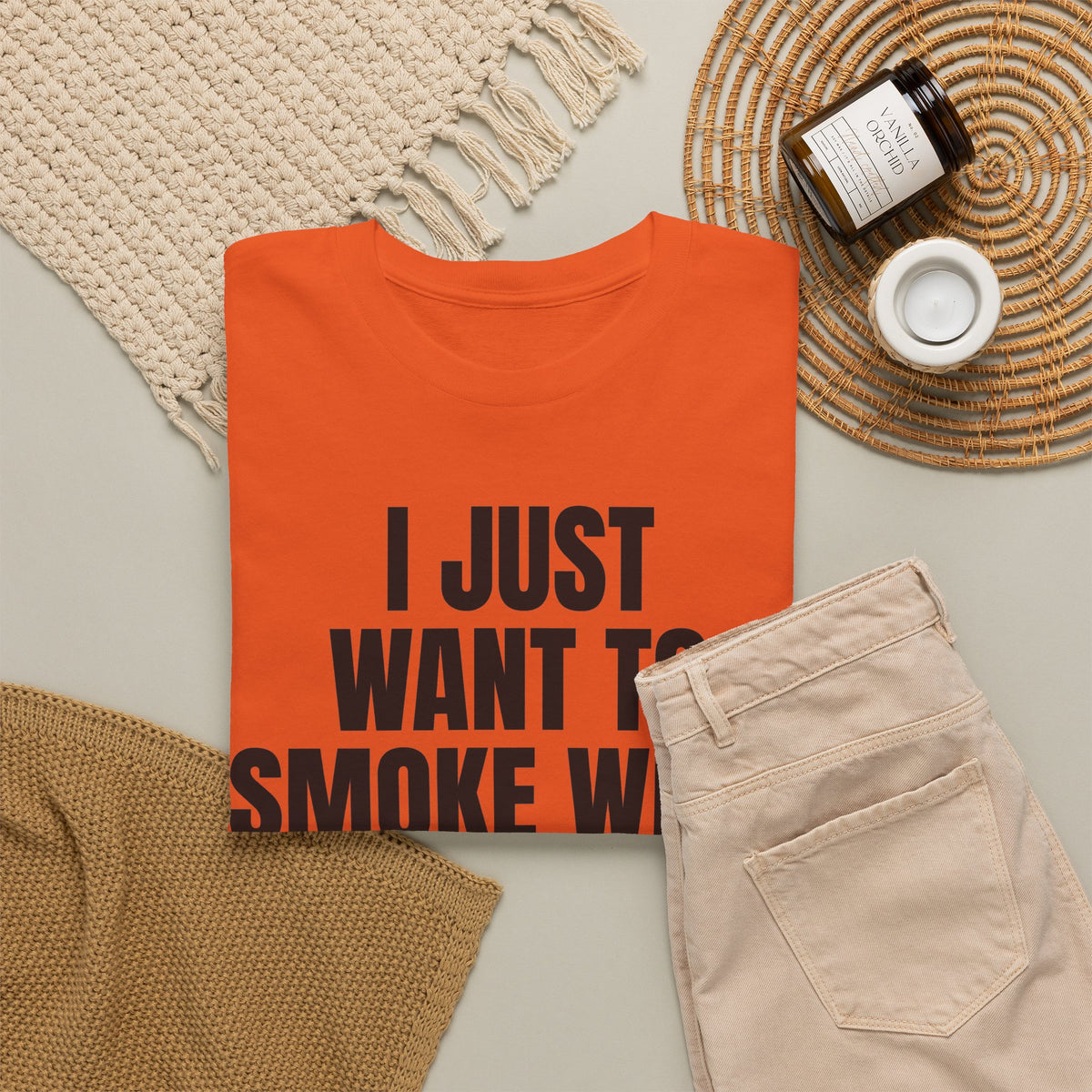 "I Just Want To Smoke Weed And Play Video Games" Graphic T-Shirt