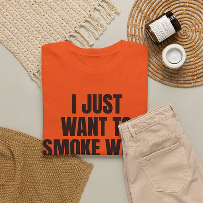 "I Just Want To Smoke Weed And Play Video Games" Graphic T-Shirt