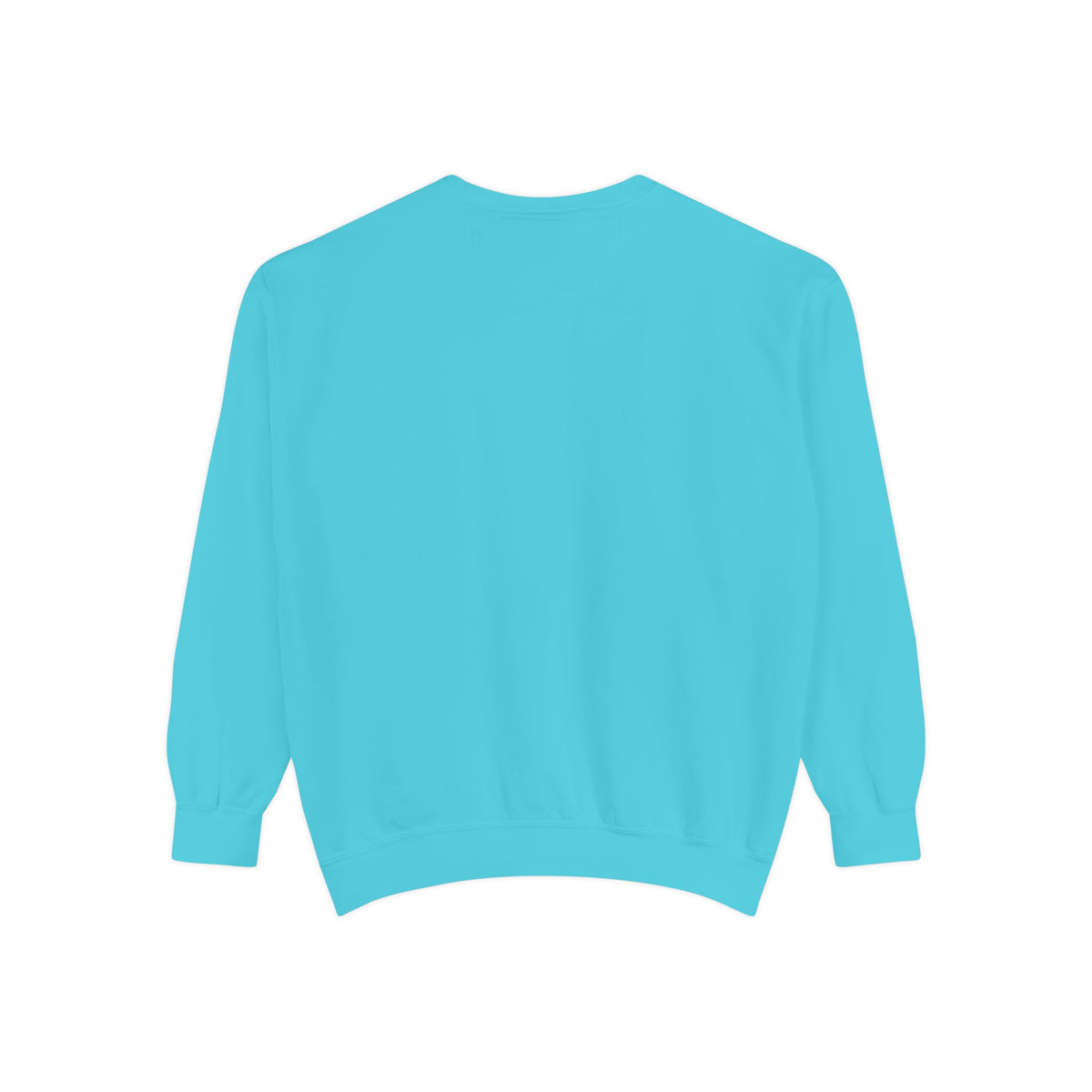 Retro Pink Daisy Graphic Garment-Dyed Women's Sweatshirt