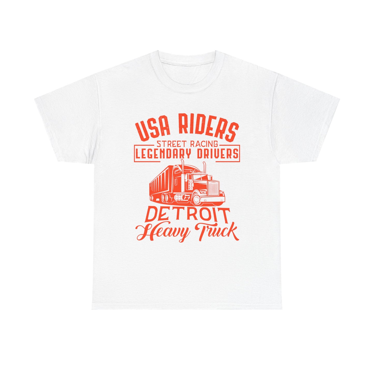 USA Riders Detroit Heavy Truck T-Shirt