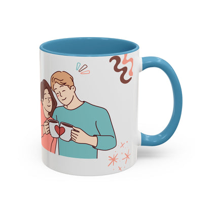 Cute Romantic Heart Design 11oz Mug