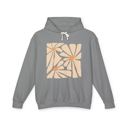 Daisy Square Lightweight Women's Hooded Sweatshirt